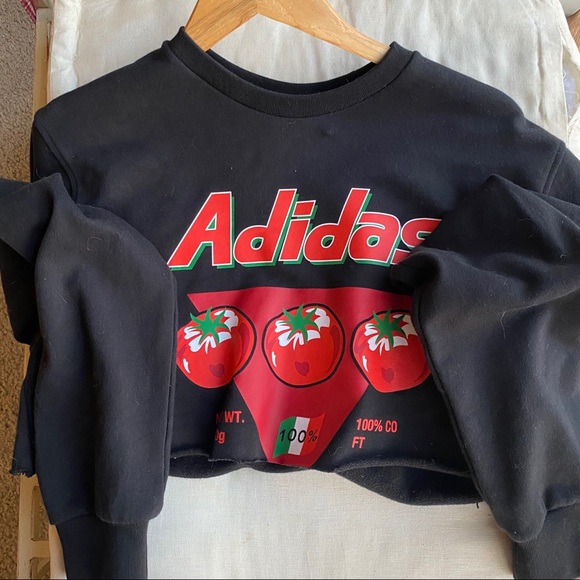 Vintage one of a kind Adidas cropped crew neck - Picture 1 of 2